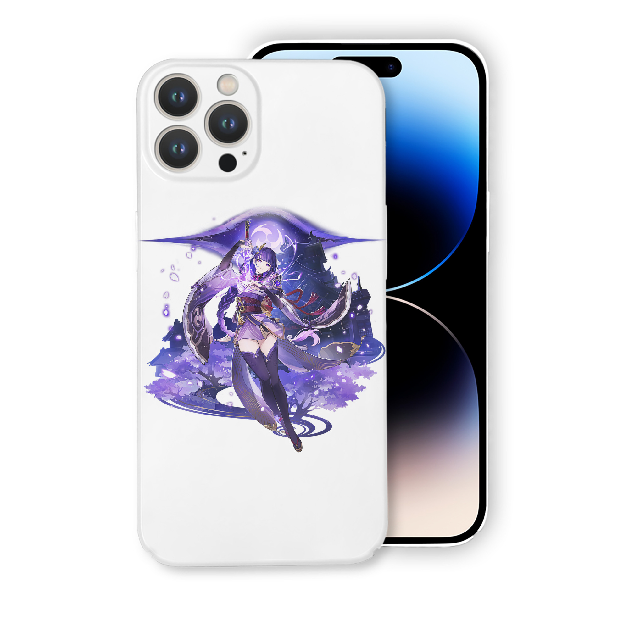げんし神 雷電将軍 らいでんしょうぐん genshin Raiden Shogun 【iPhone 14シリーズ対応】ハードケース